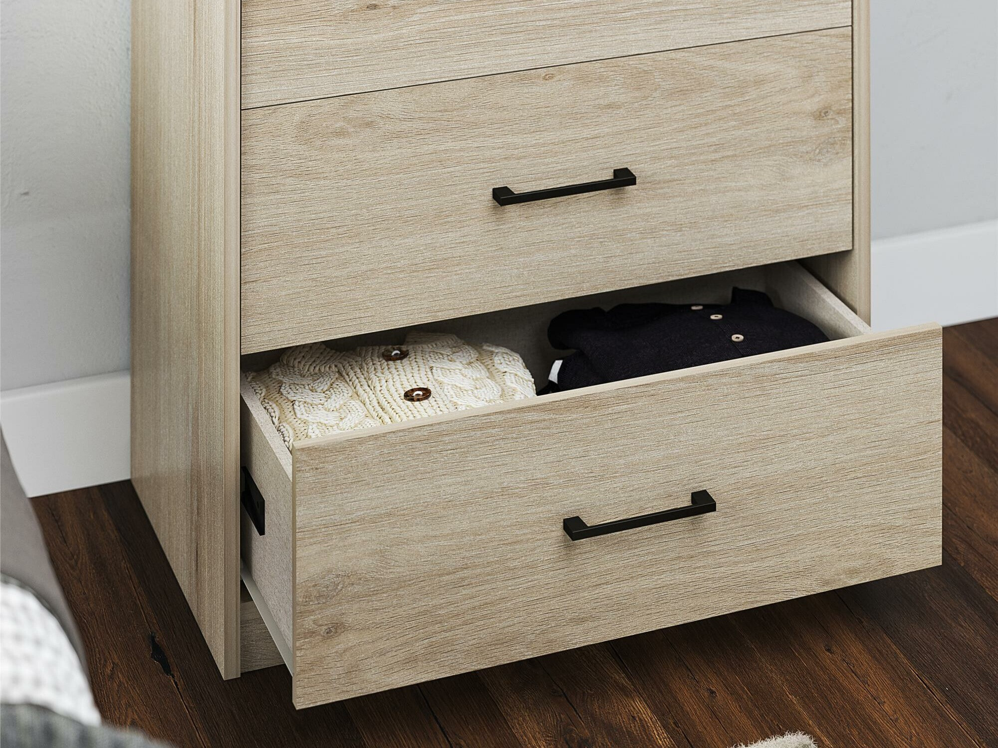 Cómoda Tulsa 666 (Carvalho claro)