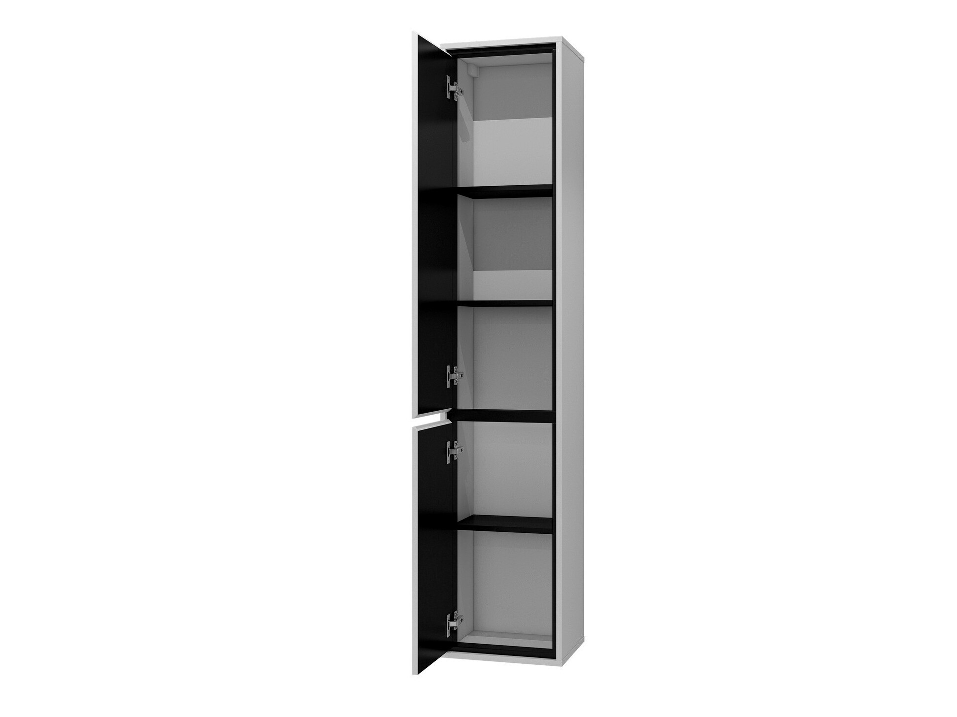 Conjunto para casa de banho Tecavu 105 (Branco brilhante + Branco)