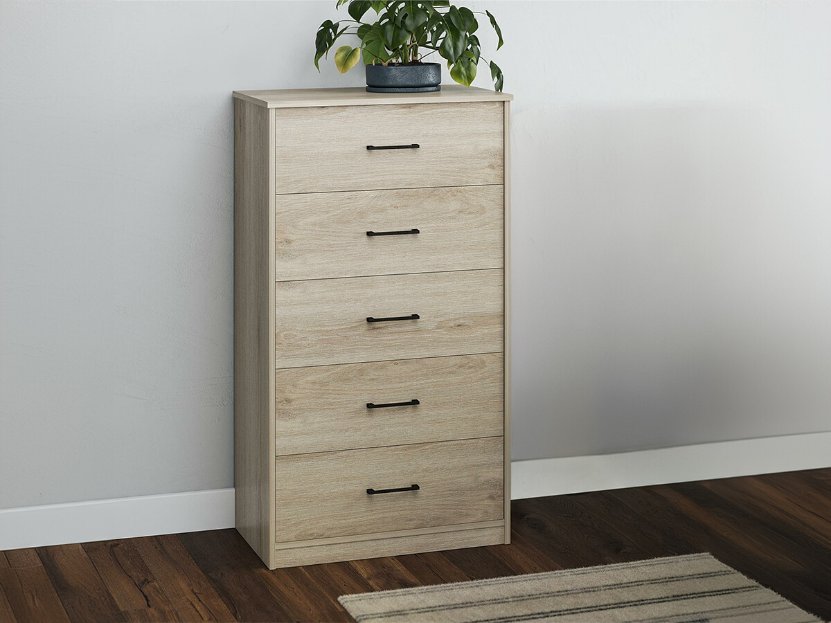 Cómoda Tulsa 666 (Carvalho claro)