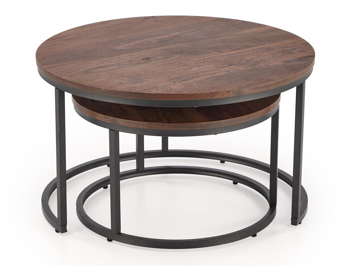 Conjunto de mesa de centro Houston 1832 (Noz)