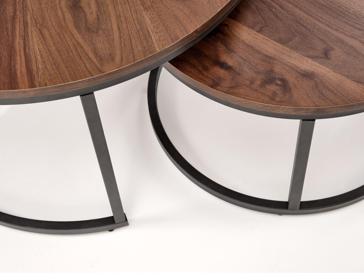 Conjunto de mesa de centro Houston 1832 (Noz)