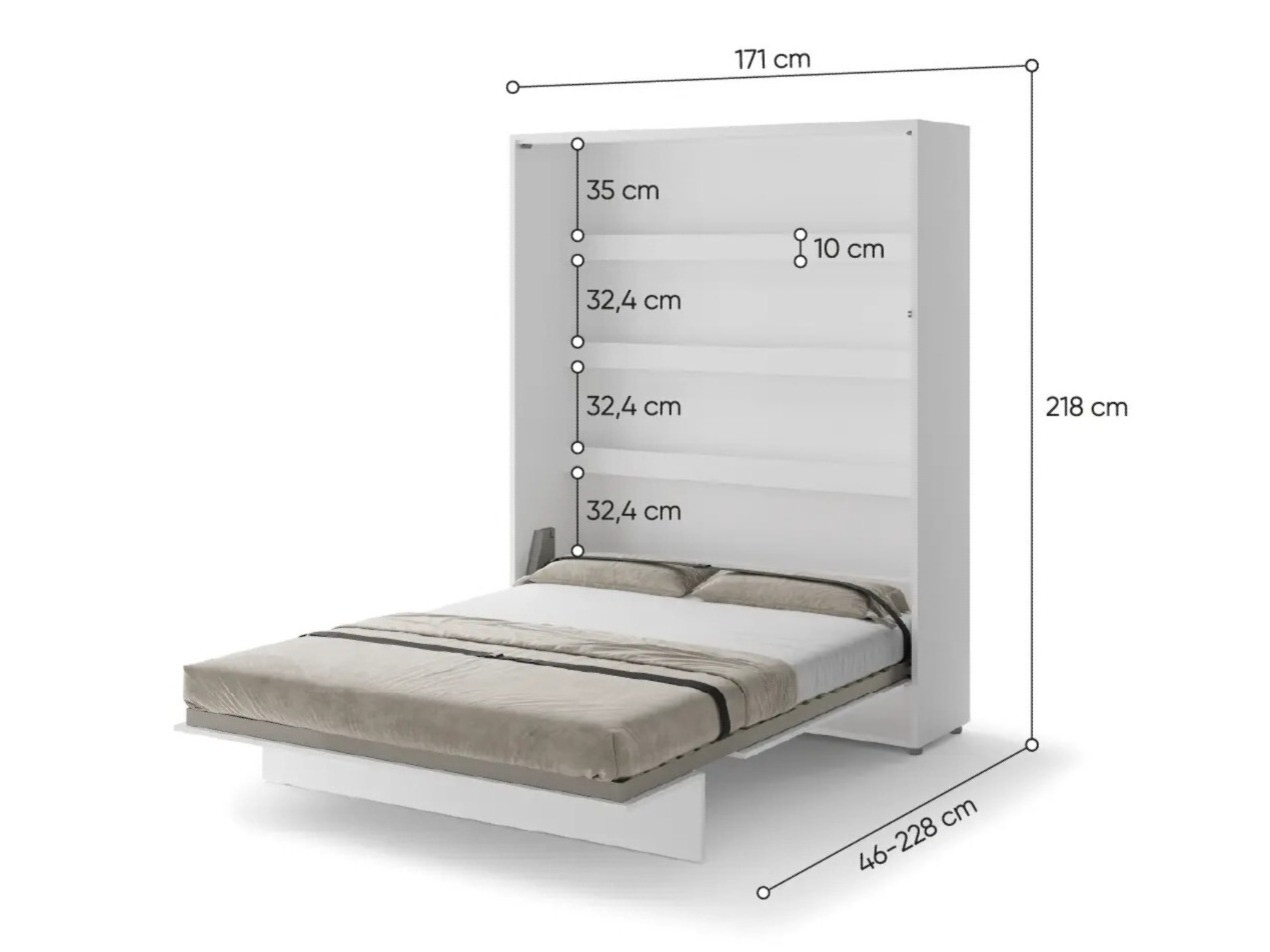 Cama rebatível Concept Pro Lenart (Branco)