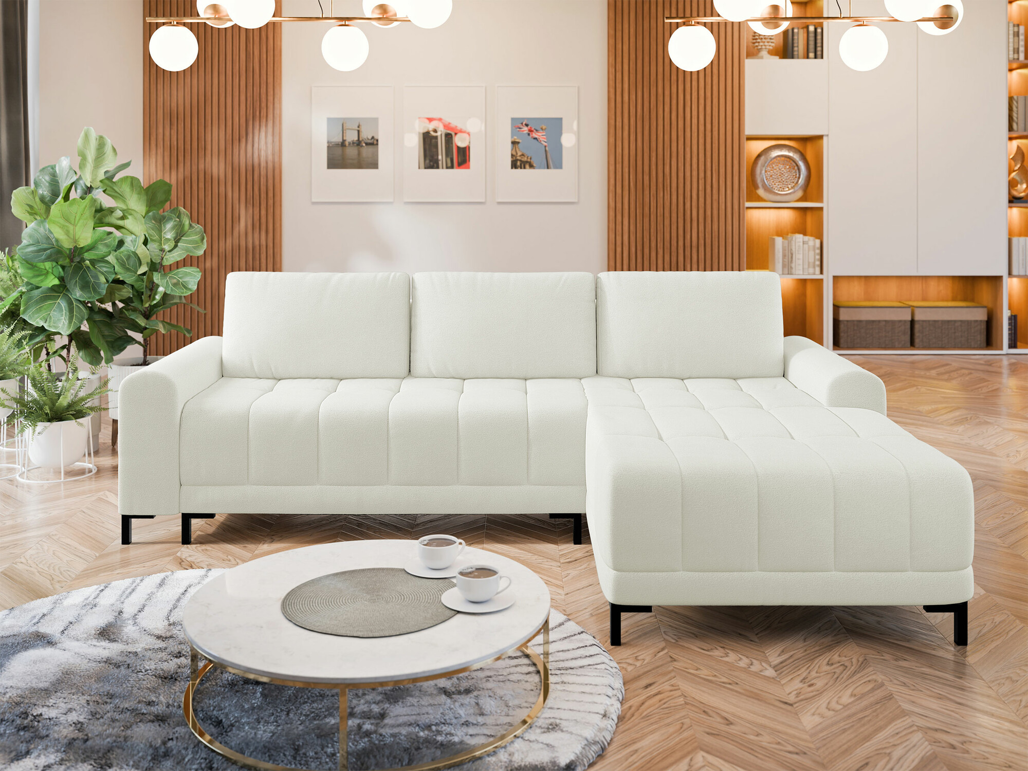 Sofá de canto Stonecrest 100 (Velo 621)