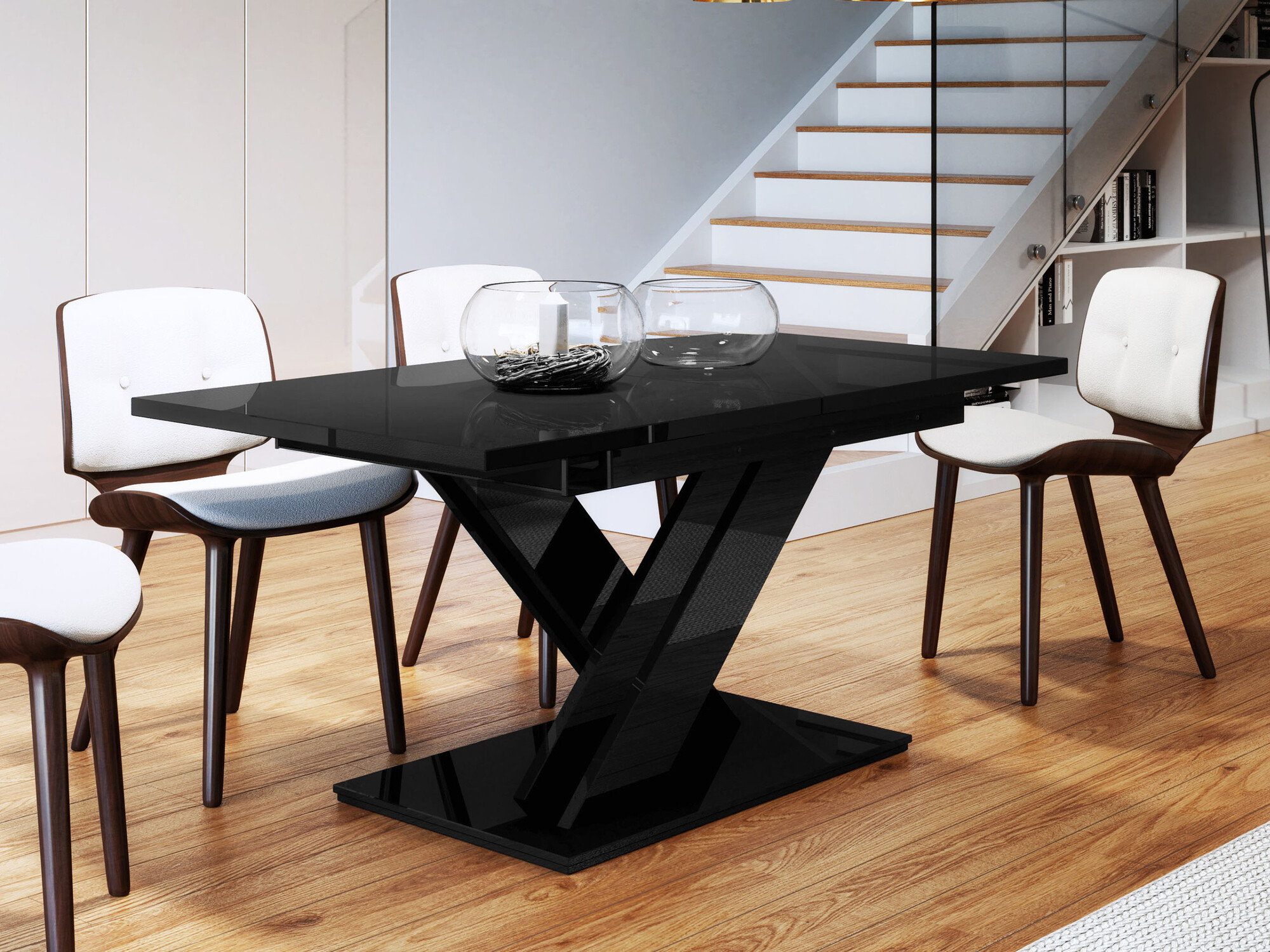 Mesa Decium (Preto brilhante)