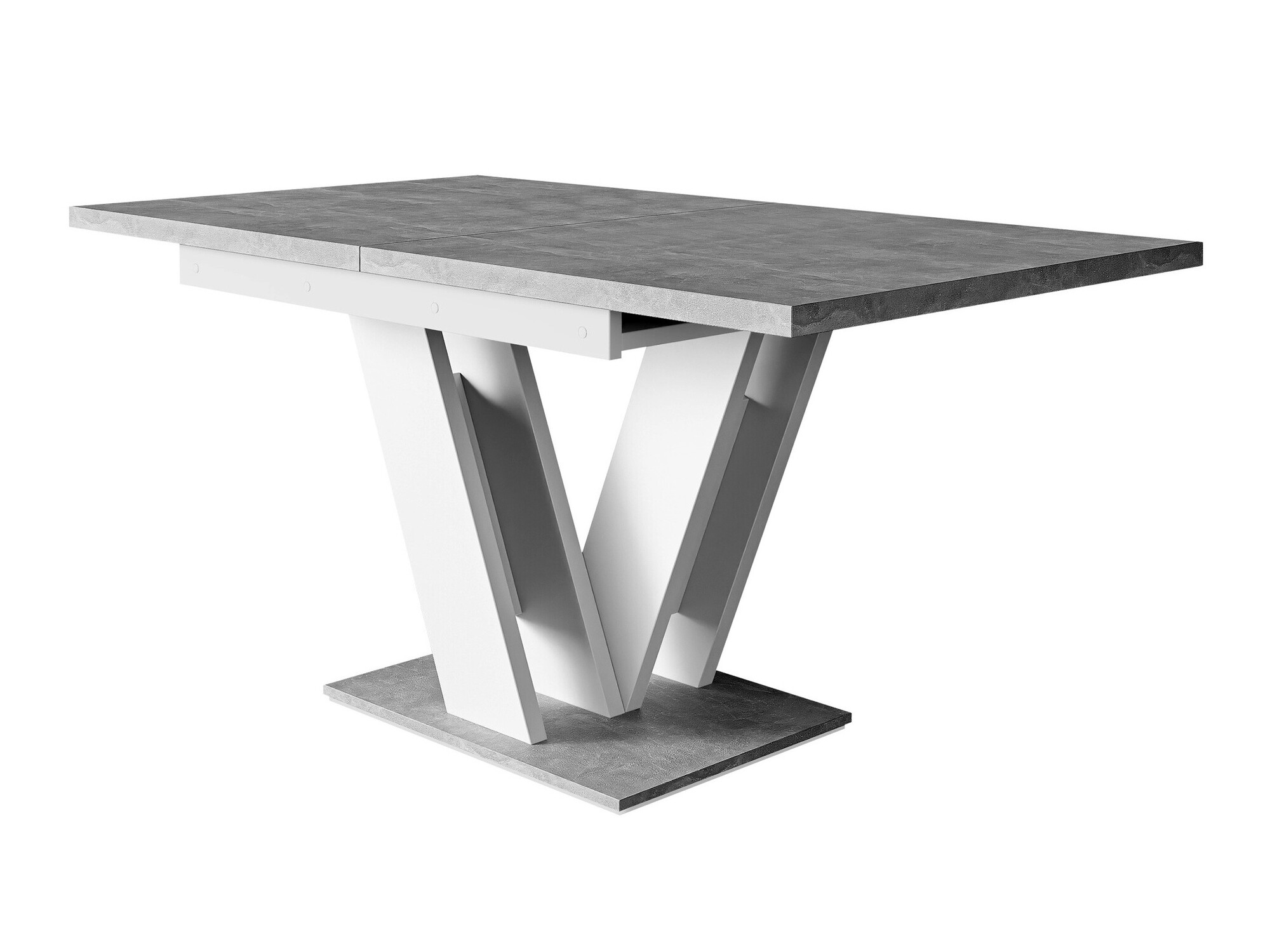 Mesa Musus (Branco + Cimento)