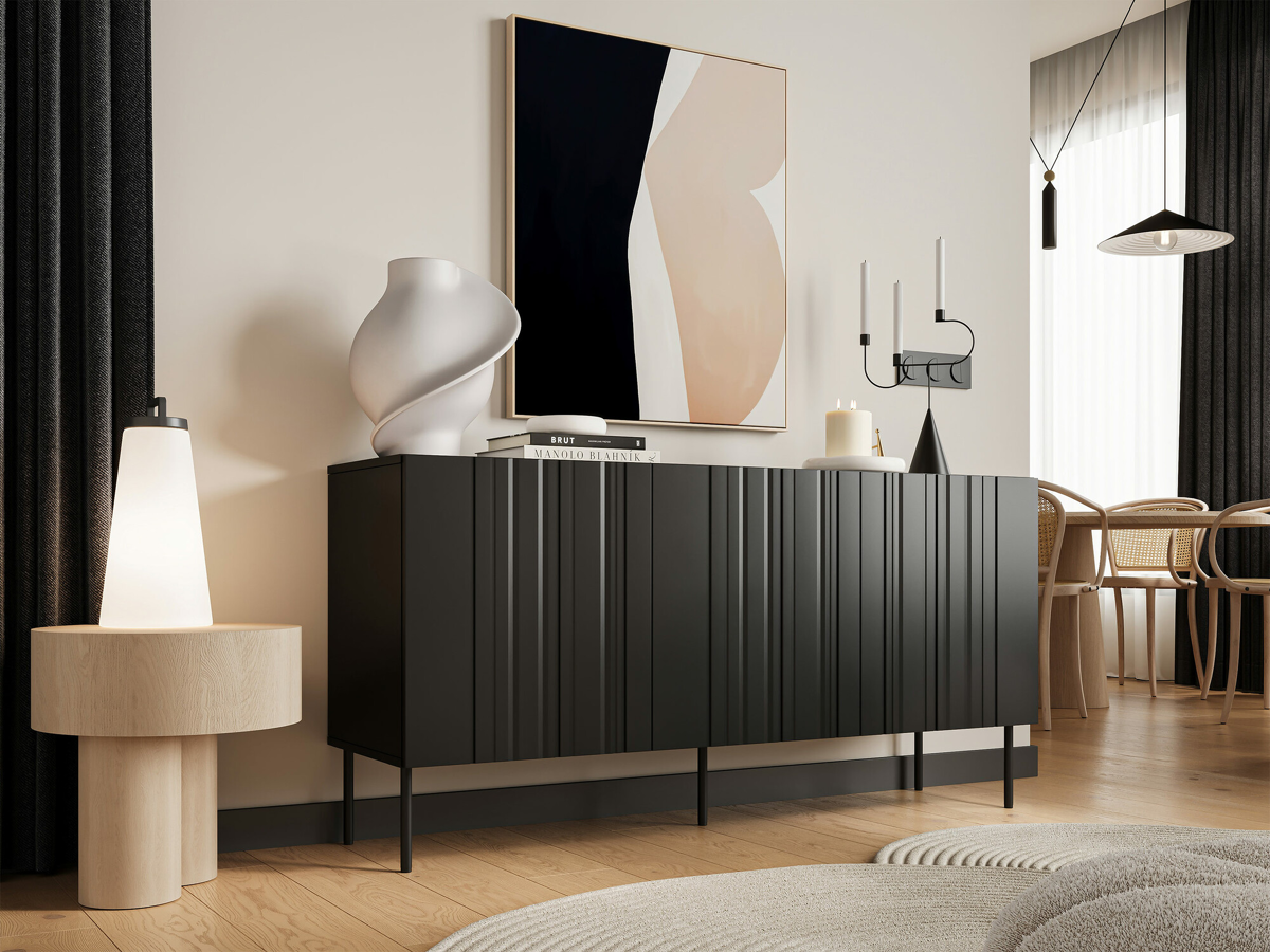 Aparador Evavese 100 (Preto)
