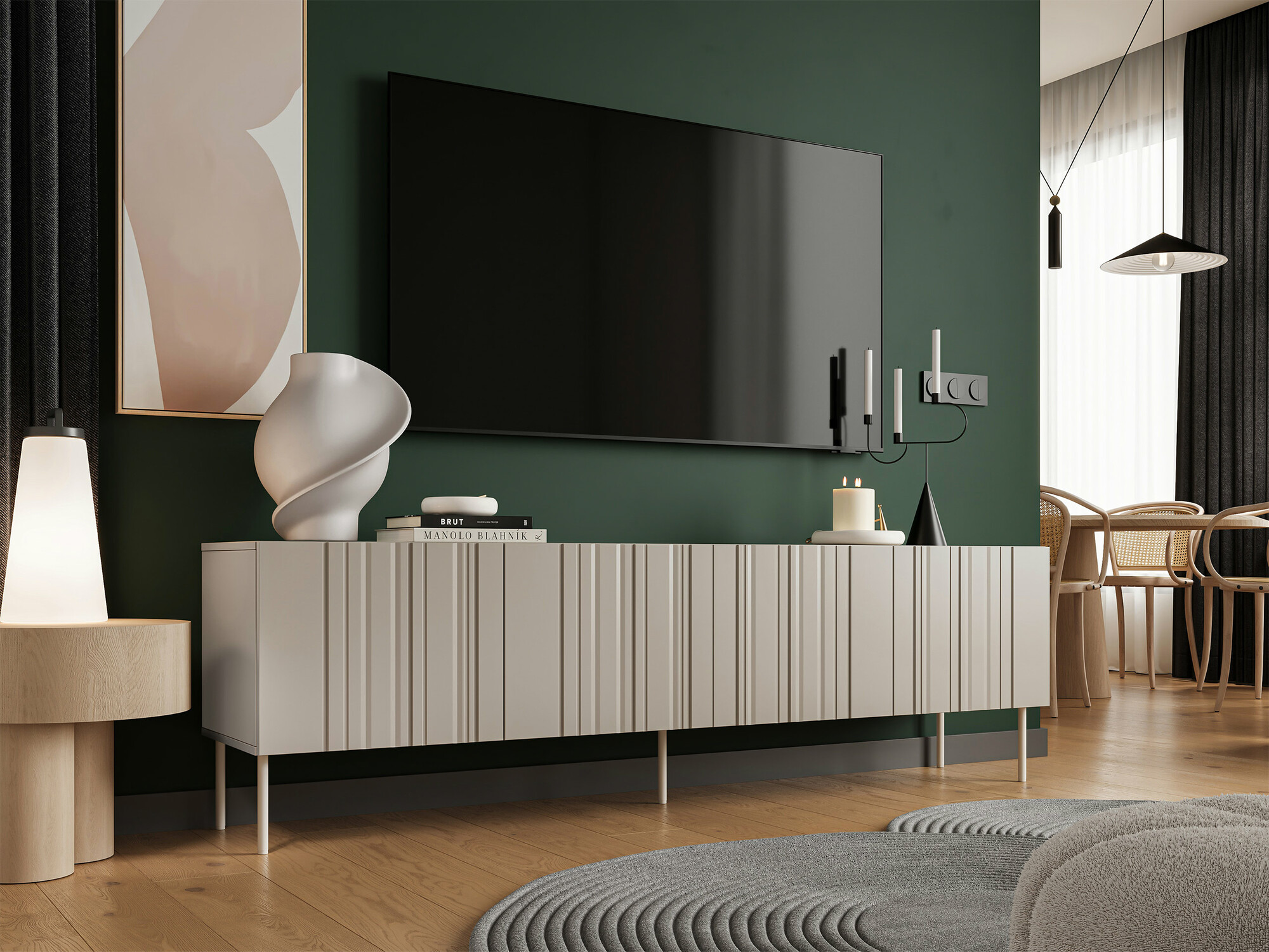 Móvel de TV Evavese 103 (Bege)