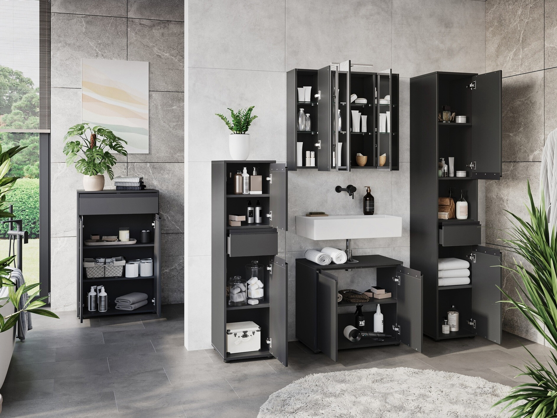 Conjunto para casa de banho Tensona 107