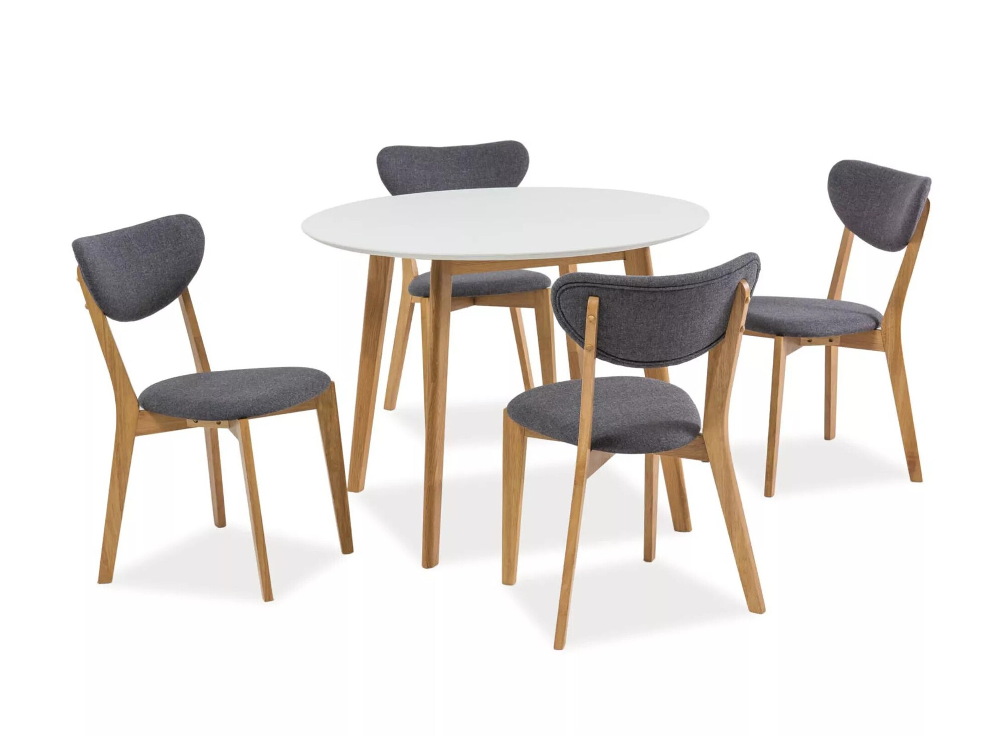 Mesa Detroit 522 (Branco + Carvalho)