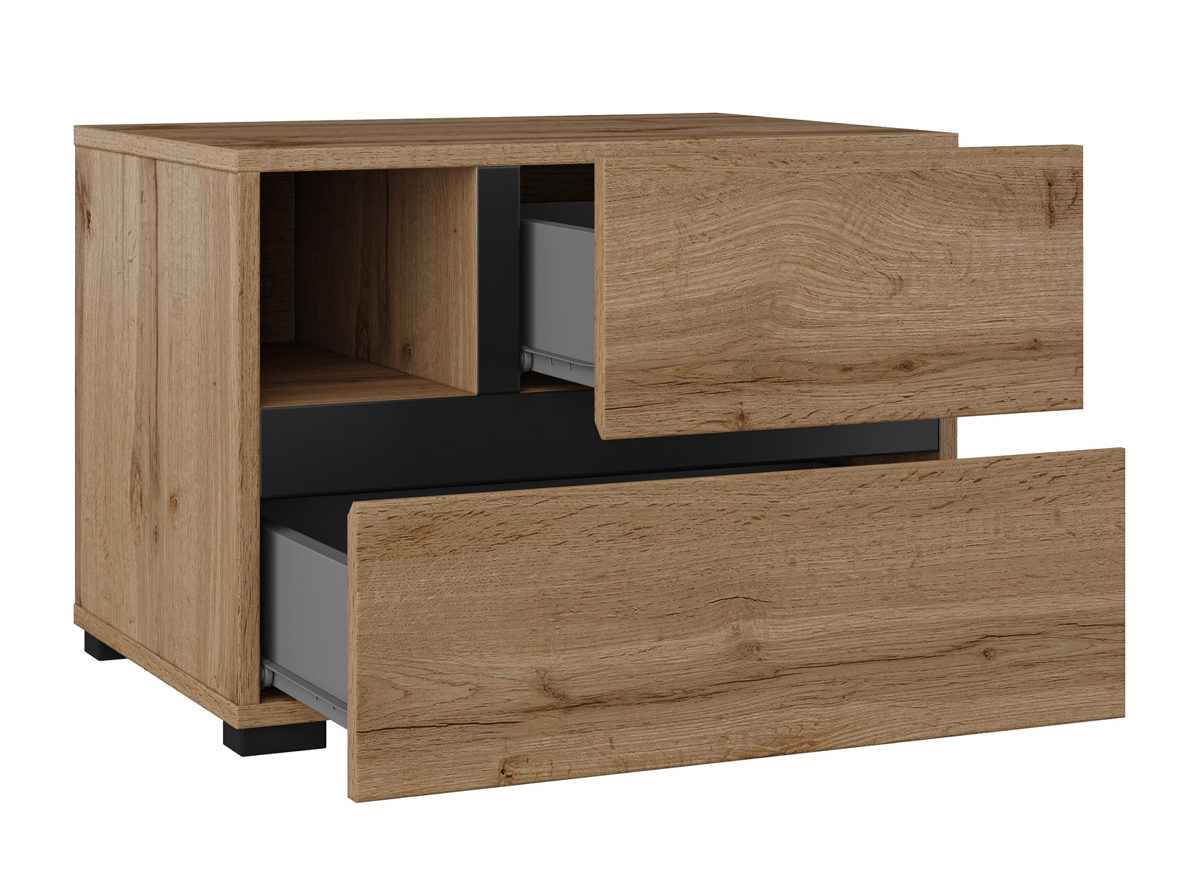 Conjunto para quarto Alfere 124 (Carvalho wotan)