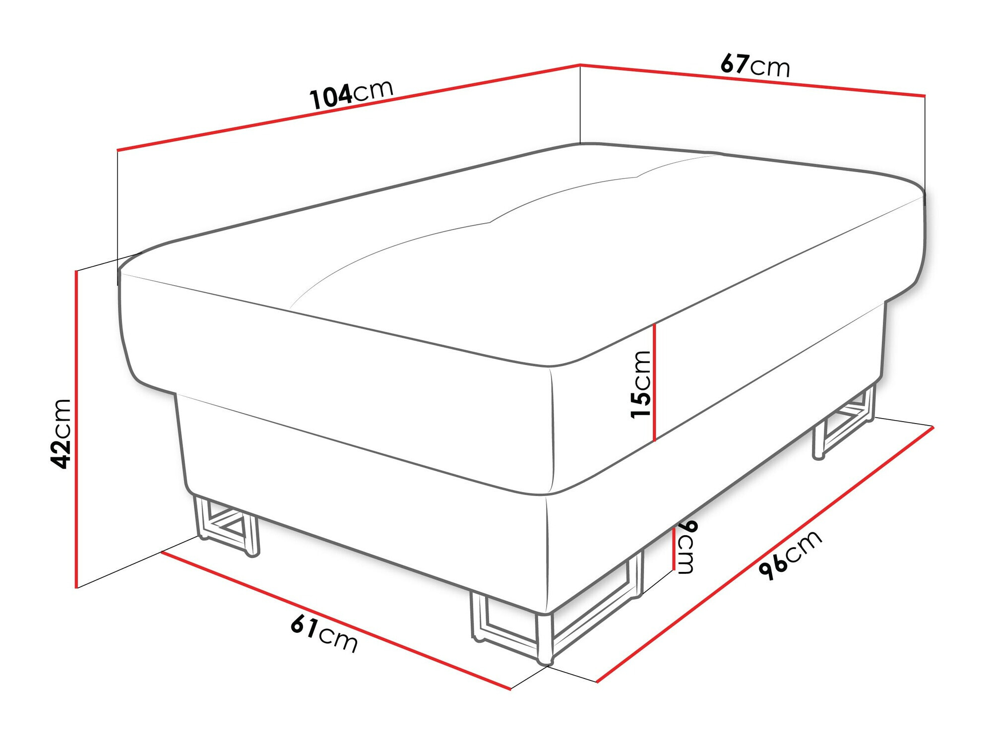 Banco estofado Comfivo 238 (Manila 18)