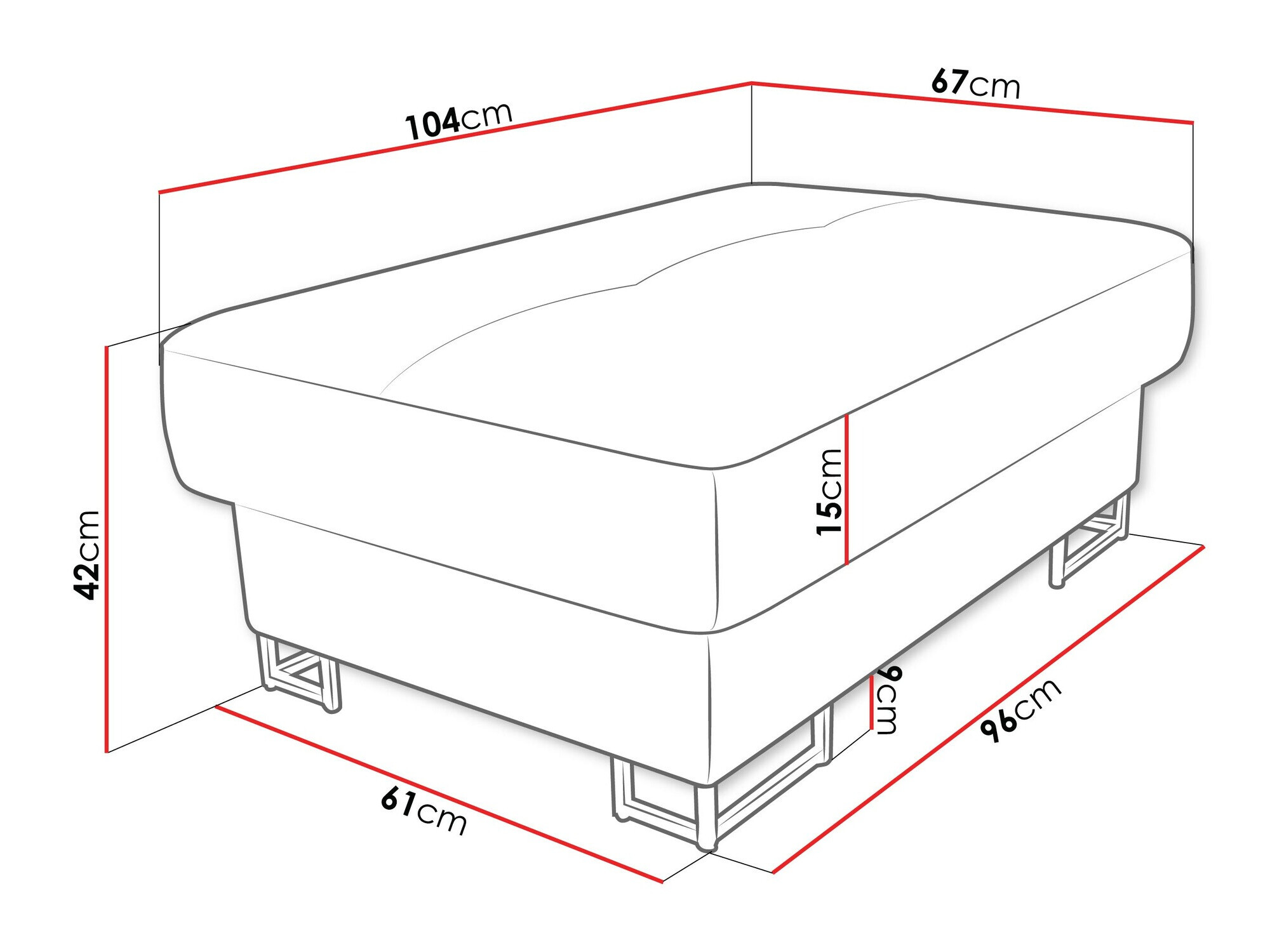 Banco estofado Comfivo 238 (Manila 26)