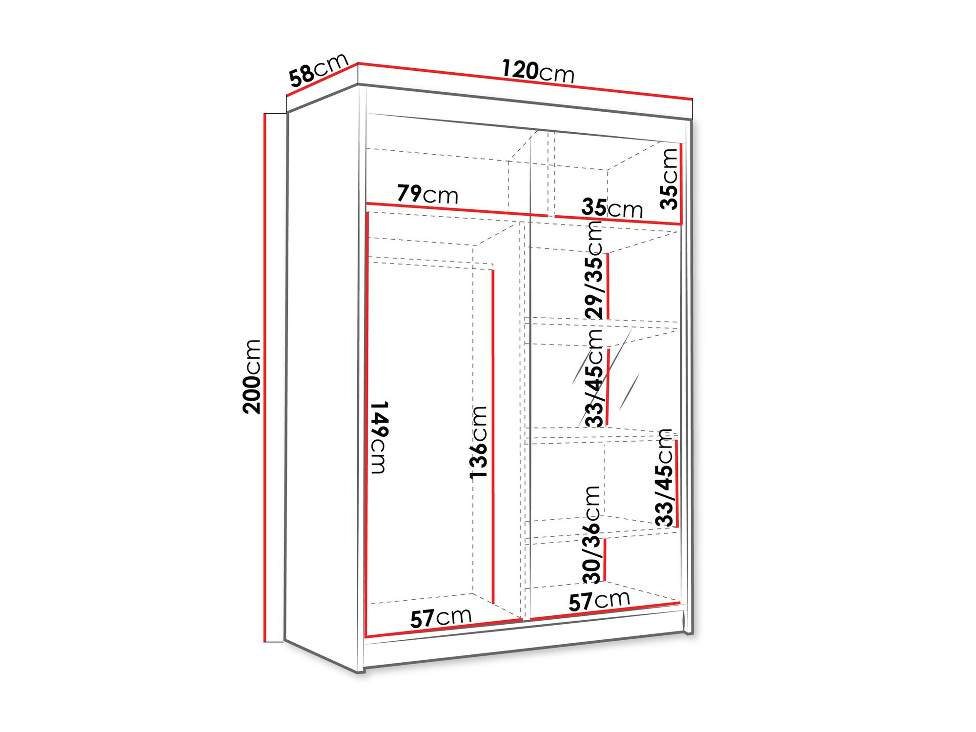 Roupeiro Closico Fornix III (Branco)