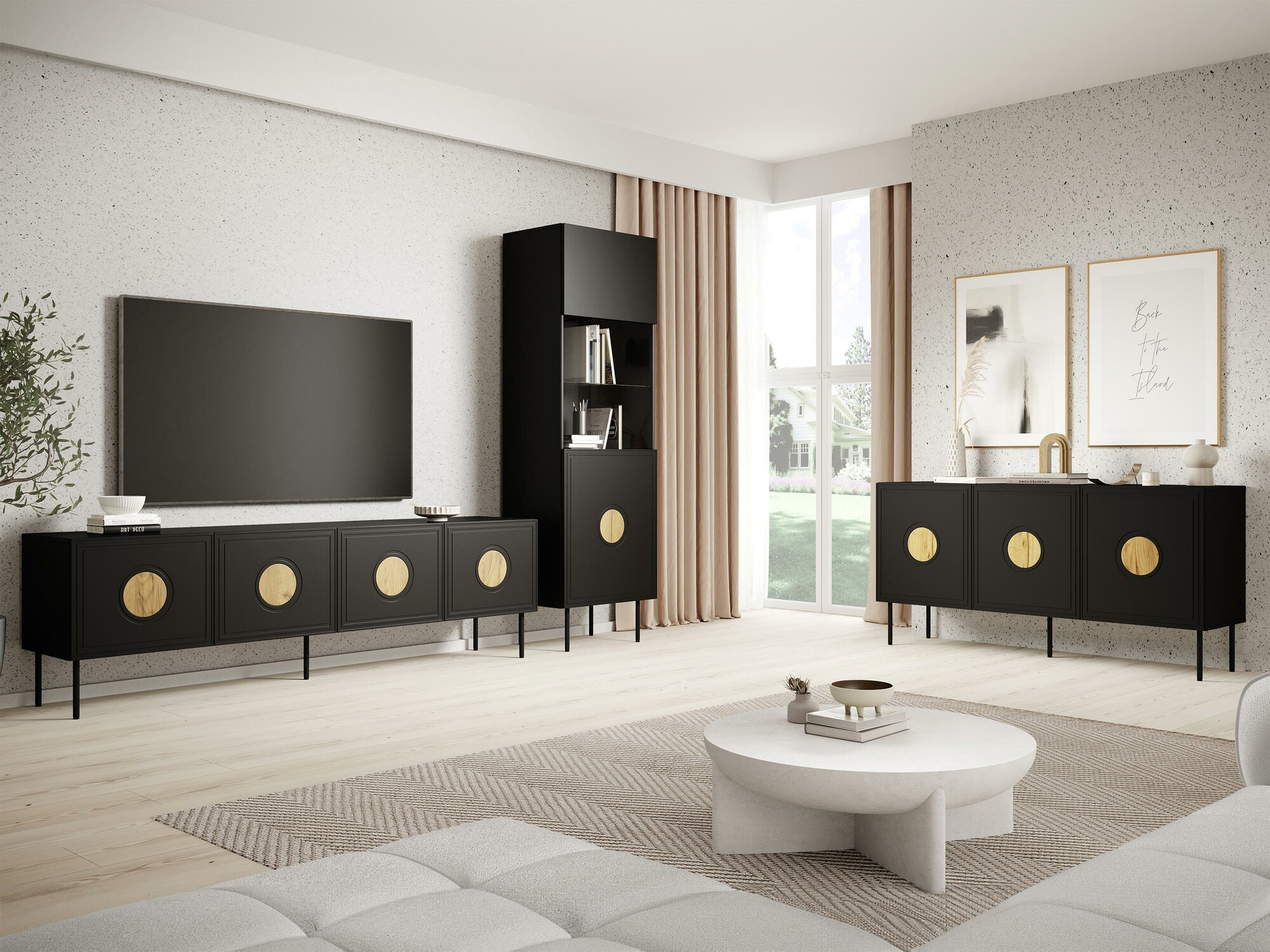 Conjunto para sala de estar Domromi 106