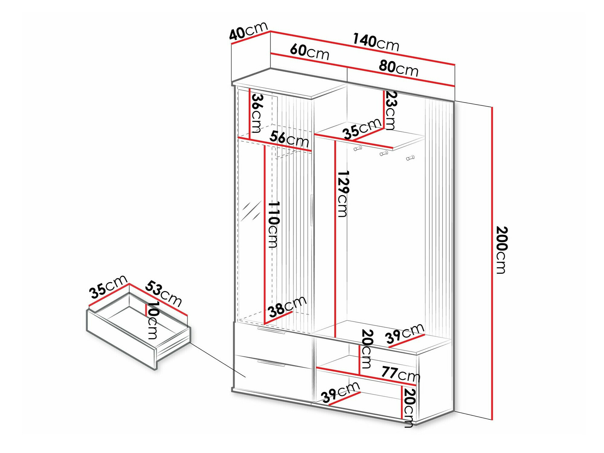 Conjunto para corredor Honolulu 238