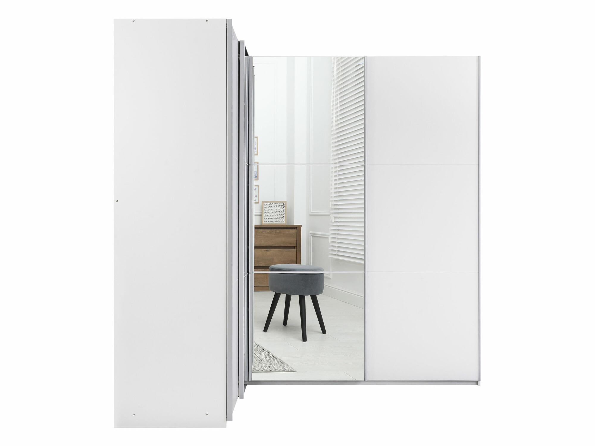 Roupeiro de canto Honolulu 241 (Branco)