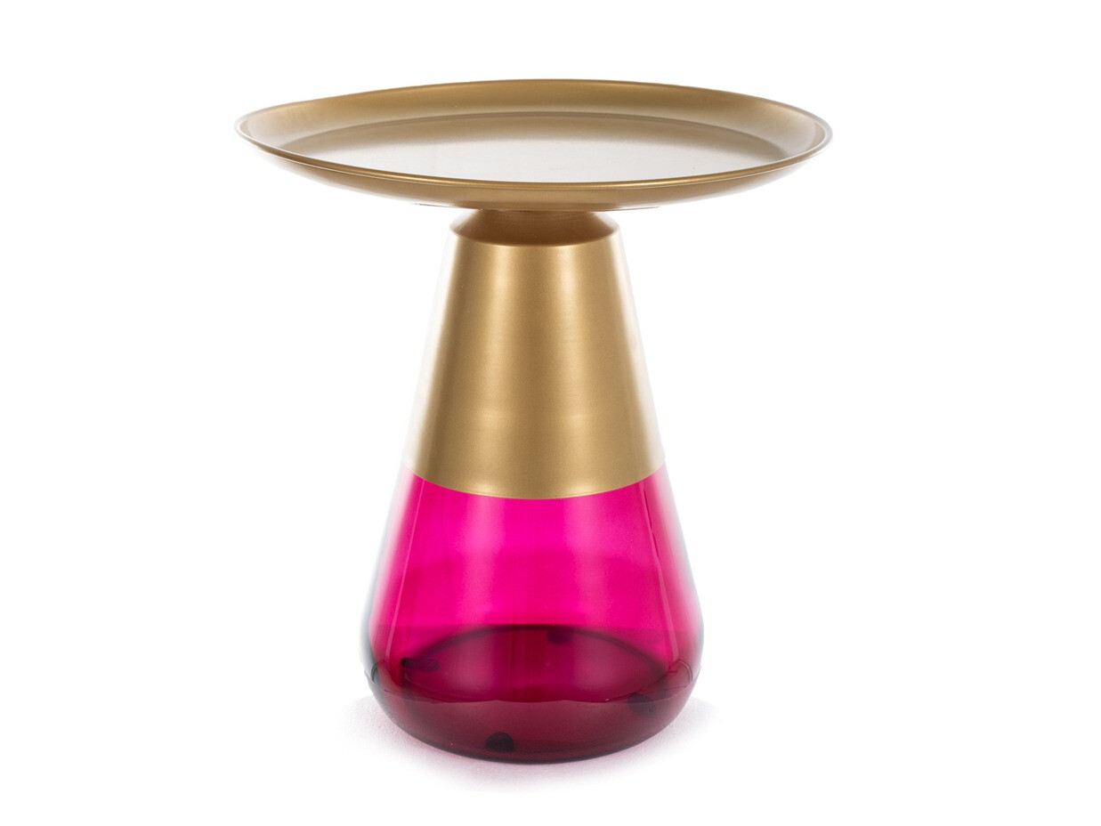 Mesa de centro Detroit 573 (Dourado + Roxo)