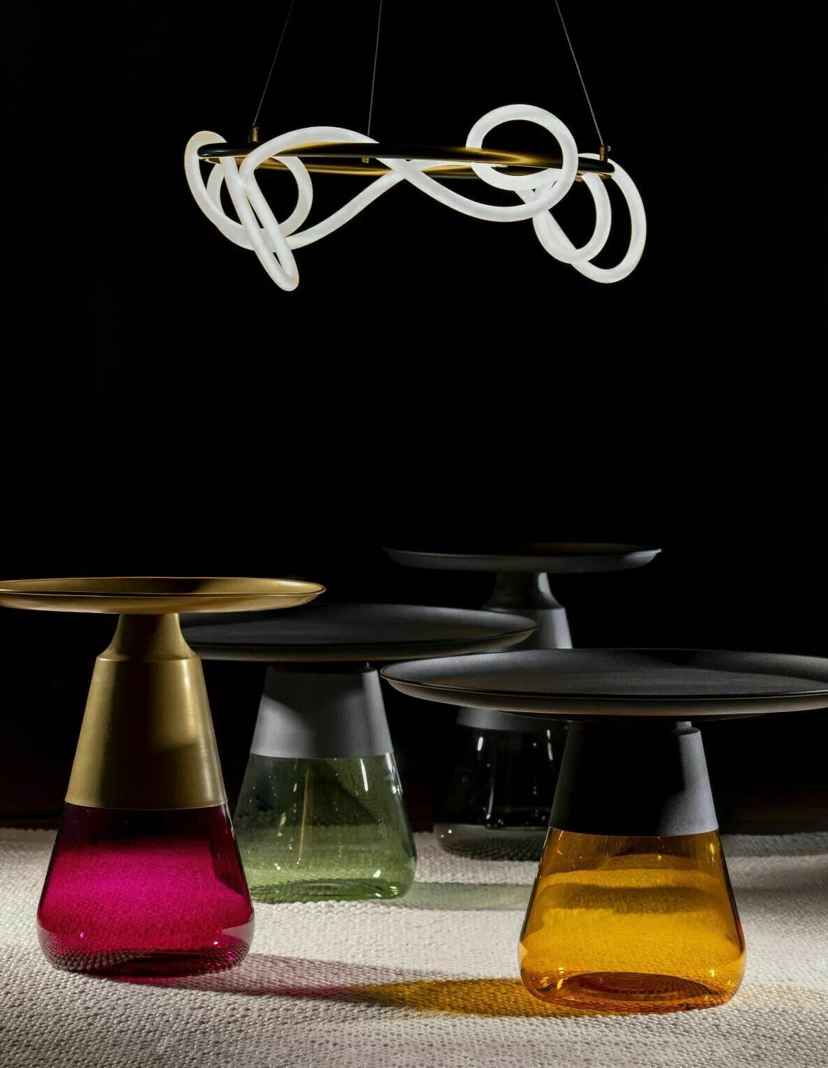 Mesa de centro Detroit 573 (Preto + Verde)