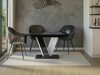 Mesa Goodyear 125 (Preto brilhante + Cimento)
