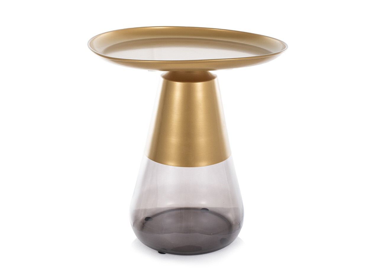 Mesa para revistas Detroit 573 (Dourado + Preto)