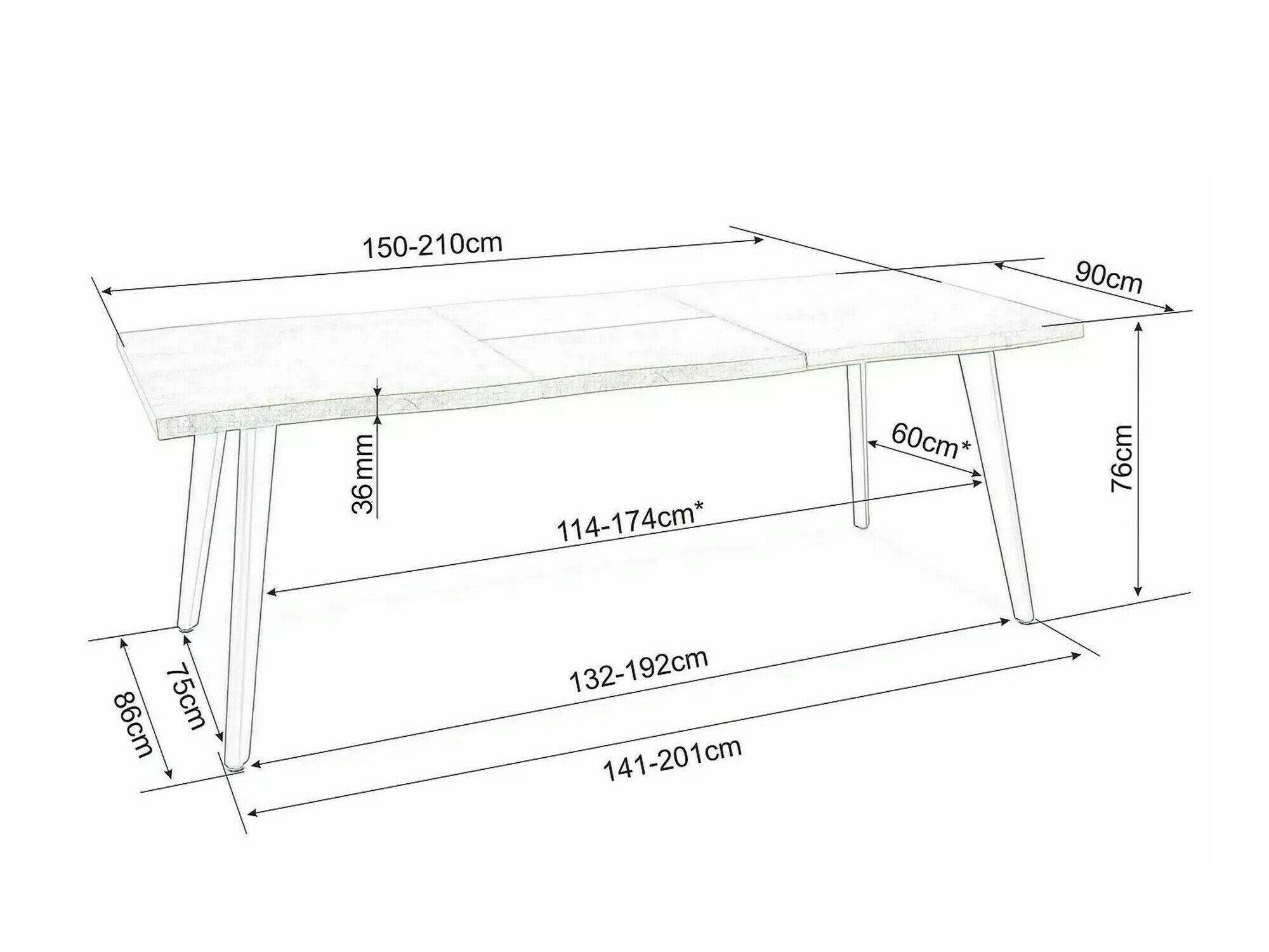 Mesa Detroit 584 (Carvalho)