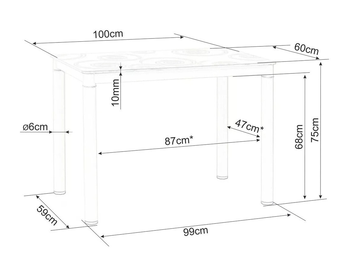 Mesa Detroit 589 (Carvalho Artisan)