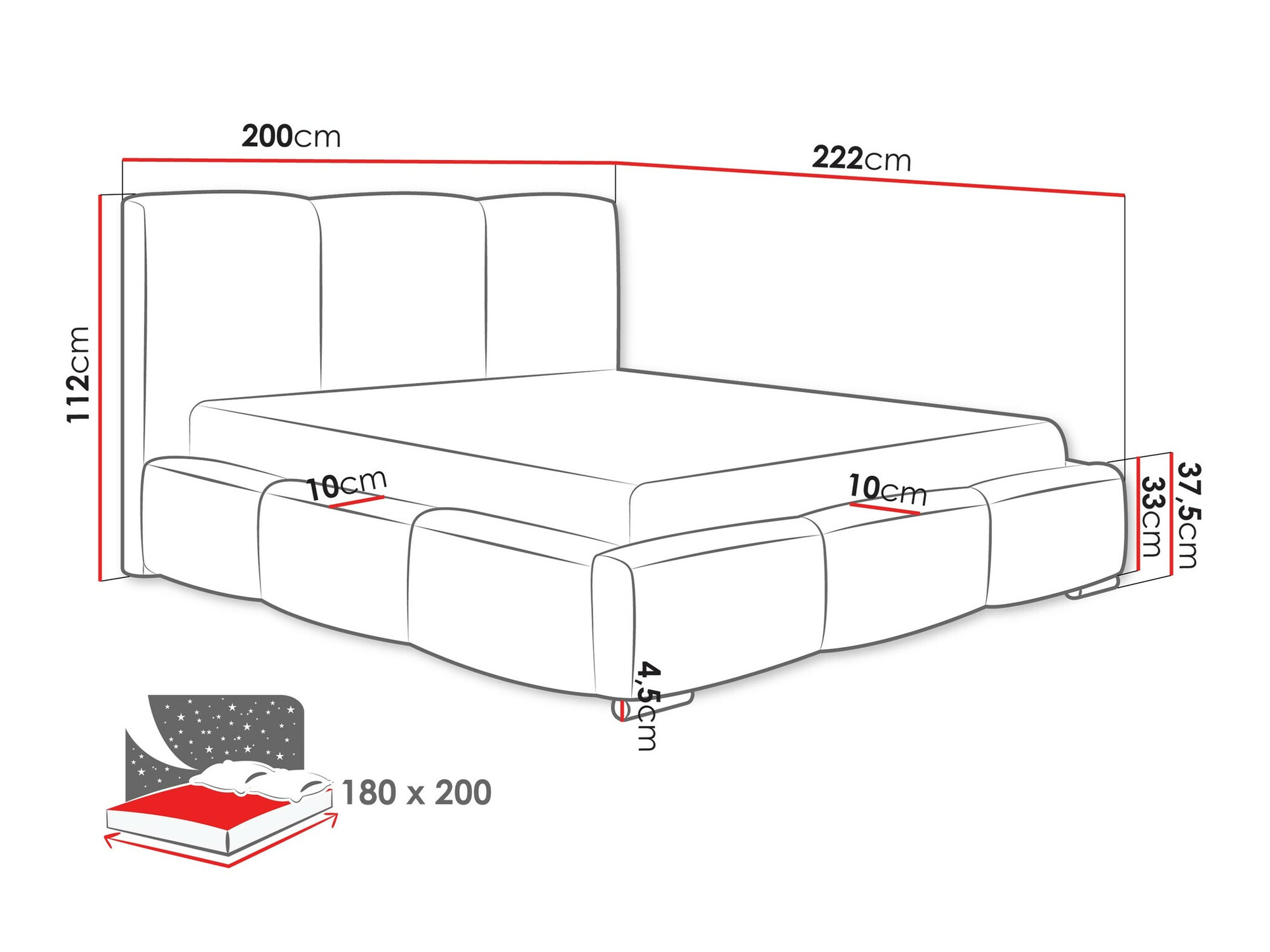 Cama Comfivo 383 (Kronos 07)