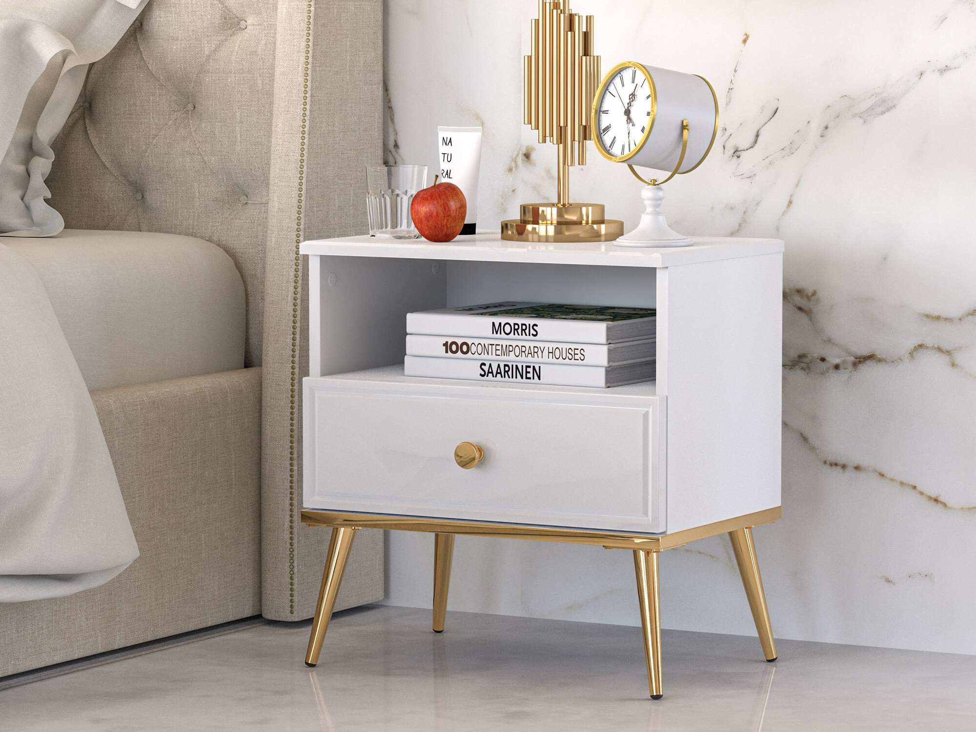 Mesa de cabeceira Elbrevi 106