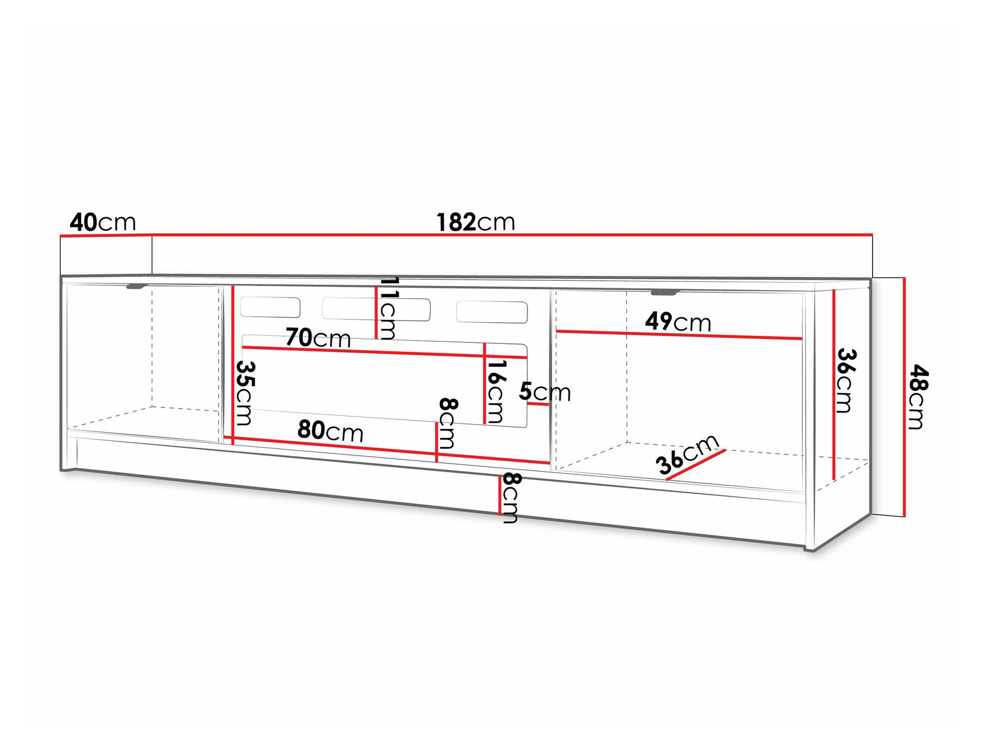 Móvel de TV Comfivo Papilio II (Bege)