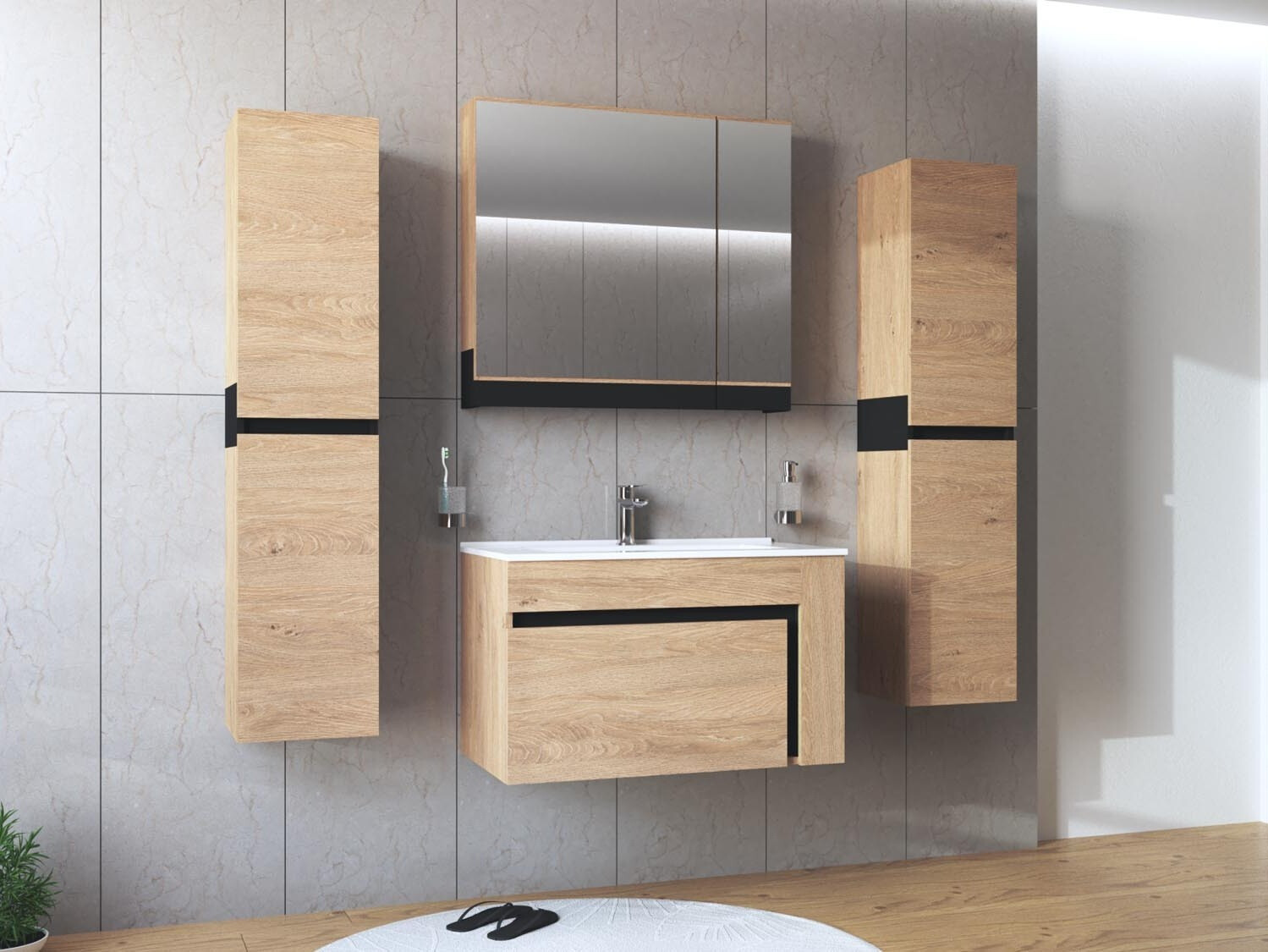 Conjunto para casa de banho Fenetra 105