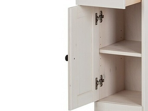 Armário colocado para casa de banho Deletri 110 (Branco + Havana Carvalho)