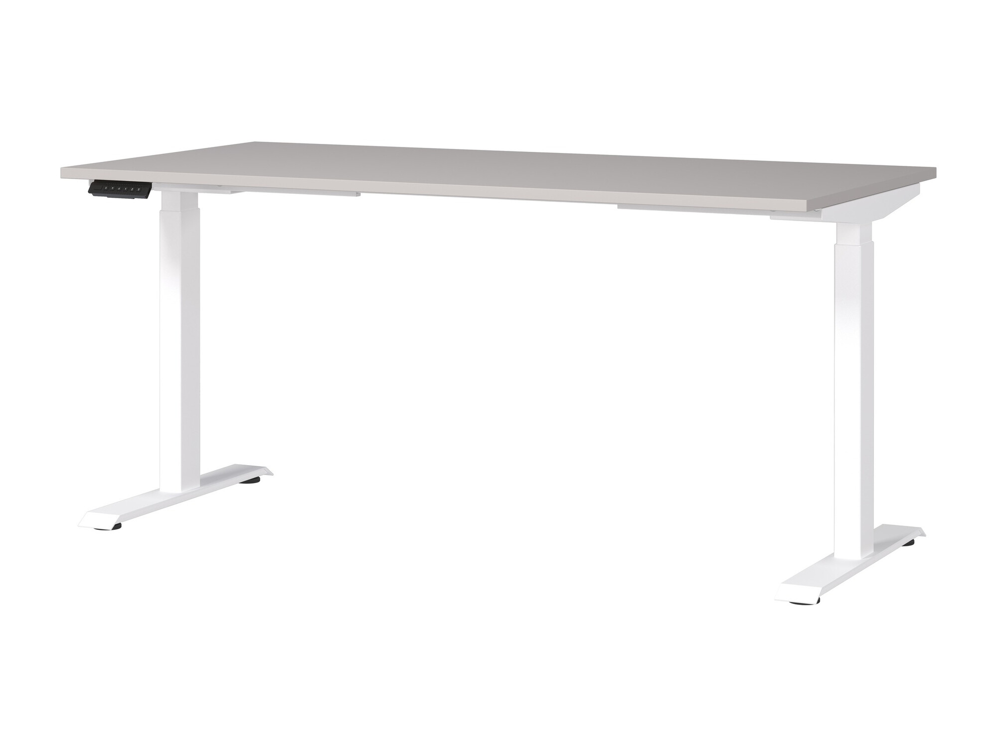 Secretária de trabalho com altura ajustável Sacramento 416 (Caxemira + Branco)