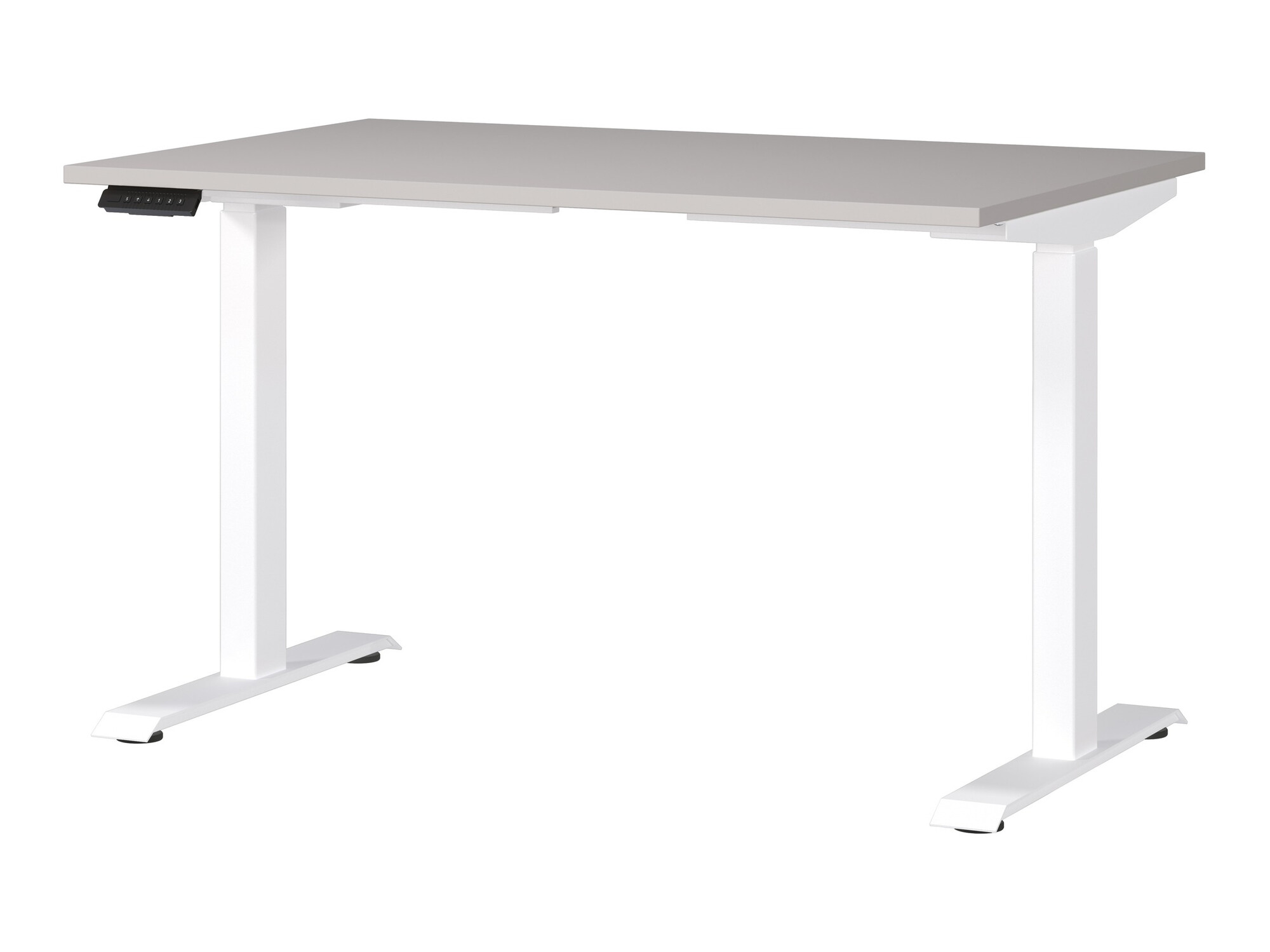 Secretária de trabalho com altura ajustável Sacramento 417 (Caxemira + Branco)