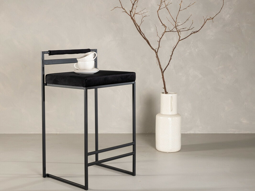 Banco de bar Dallas 4519 (Preto)