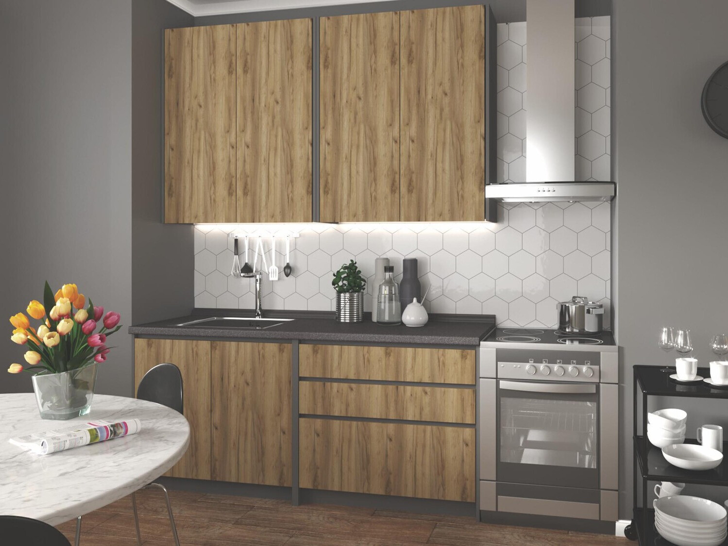 Conjunto de cozinha Houston 1869