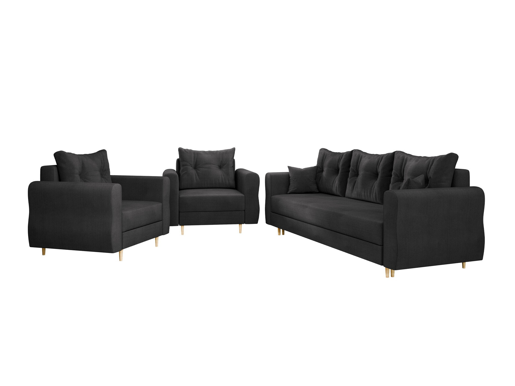 Conjunto de mobiliário com estofo Veldala 106 (Manila 18)