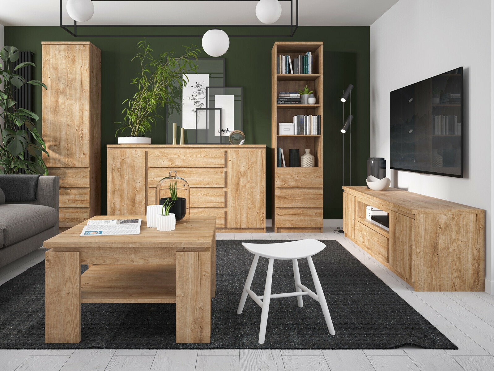 Mesa de centro Merfere 119 (Carvalho)