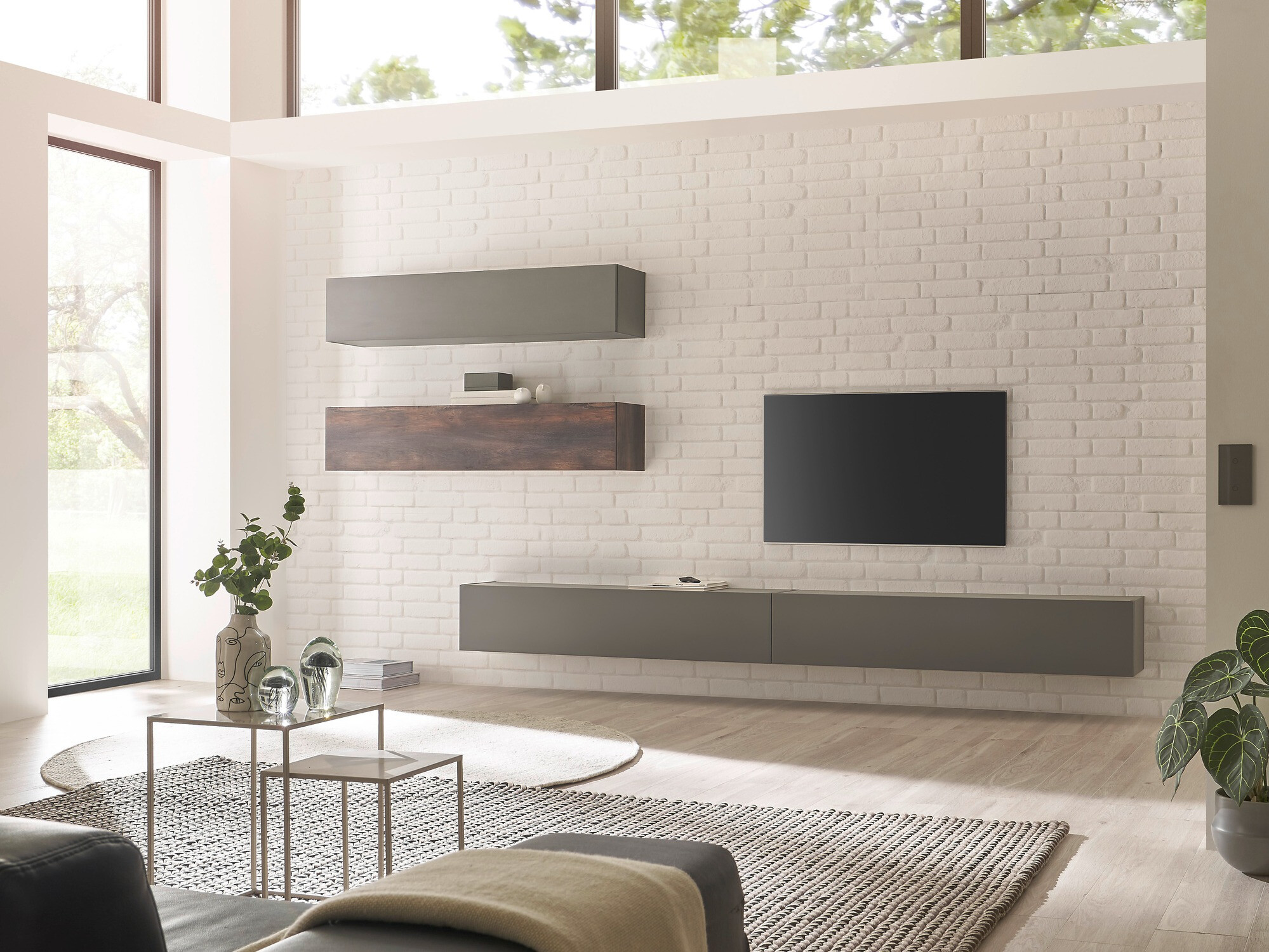 Armário suspenso Beltolo 109 (Carvalho)