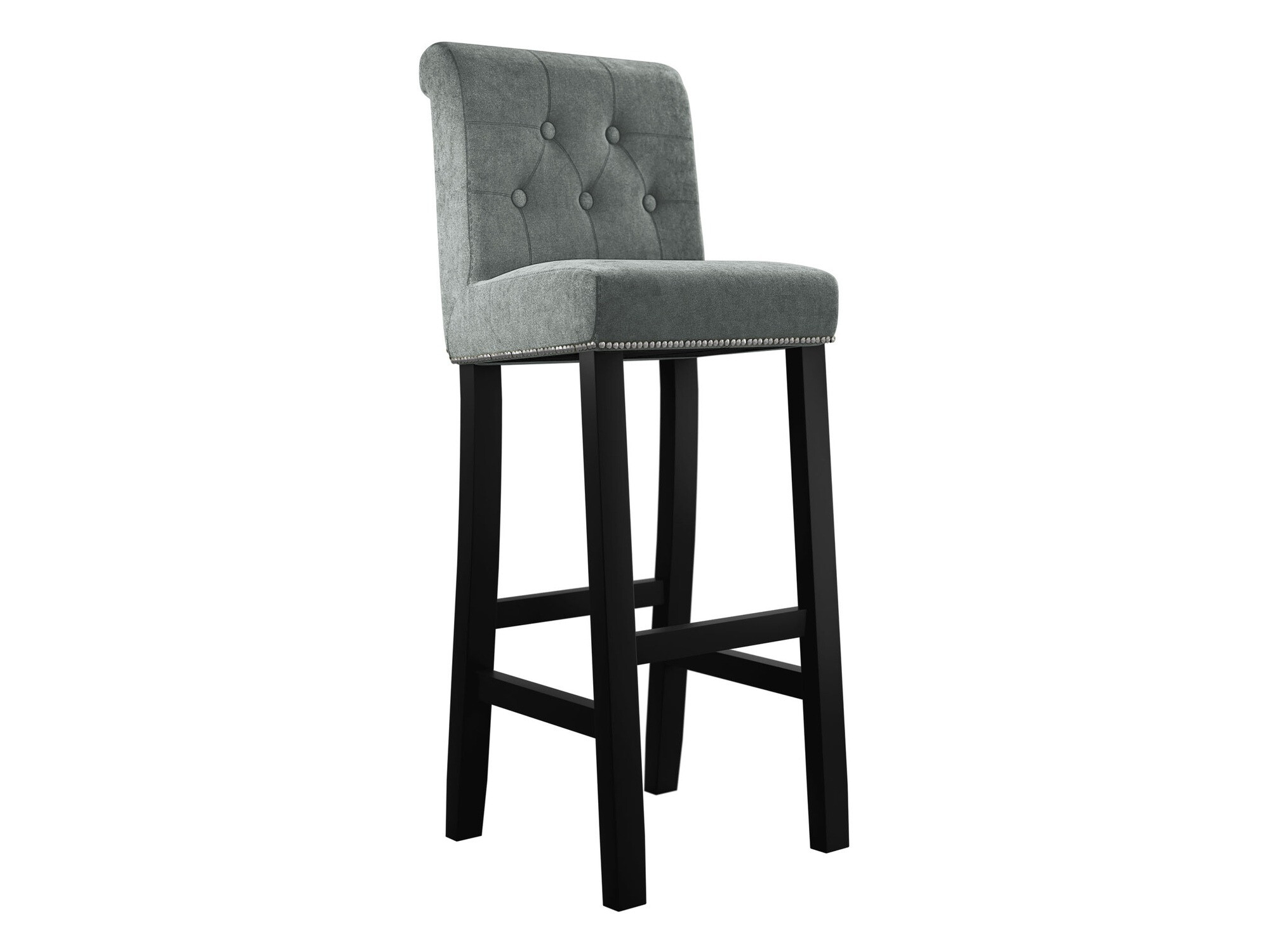 Banco de bar Jackson 100 (Preto + Magic Velvet 2217)