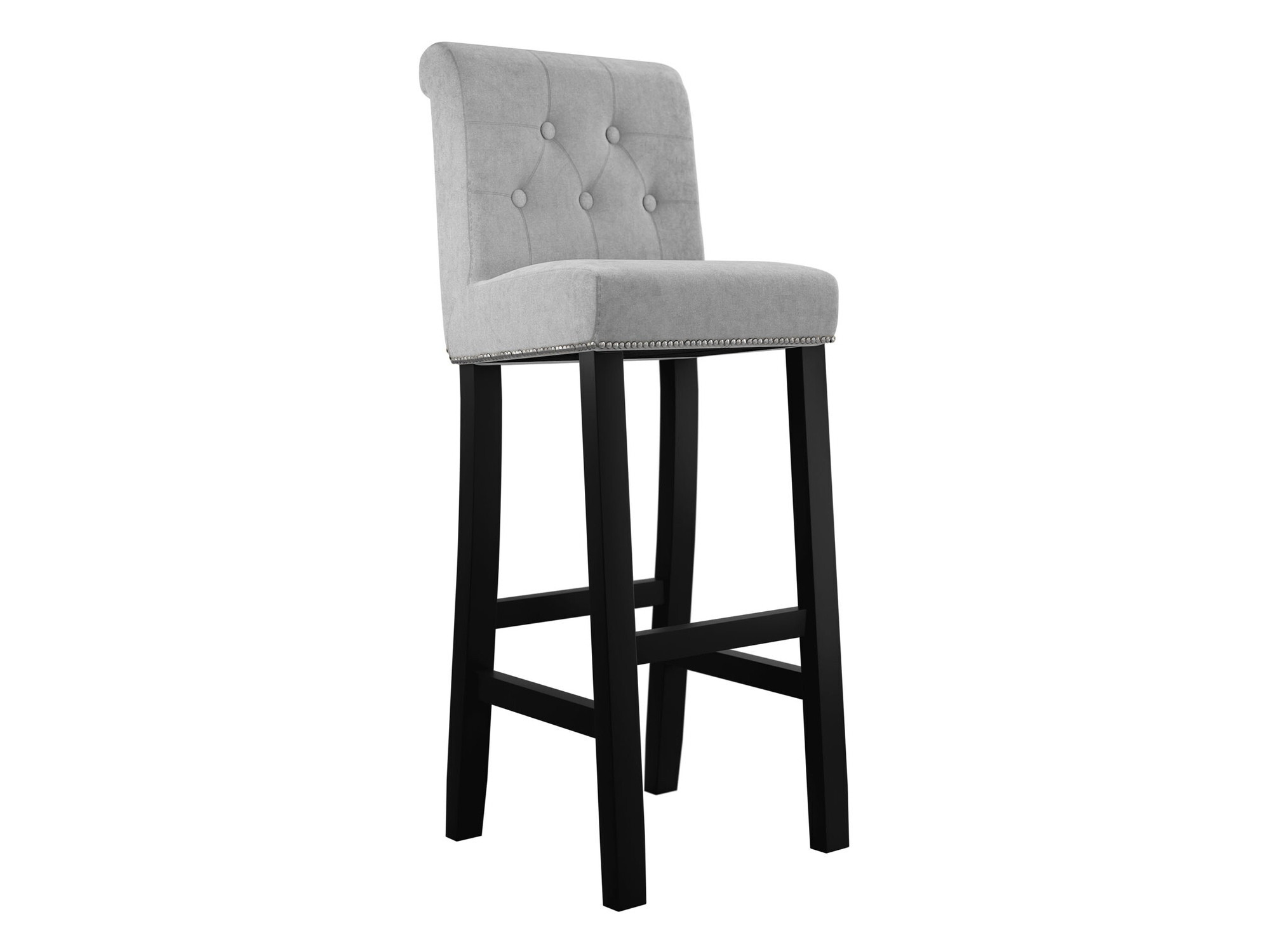 Banco de bar Jackson 100 (Preto + Magic Velvet 2240)