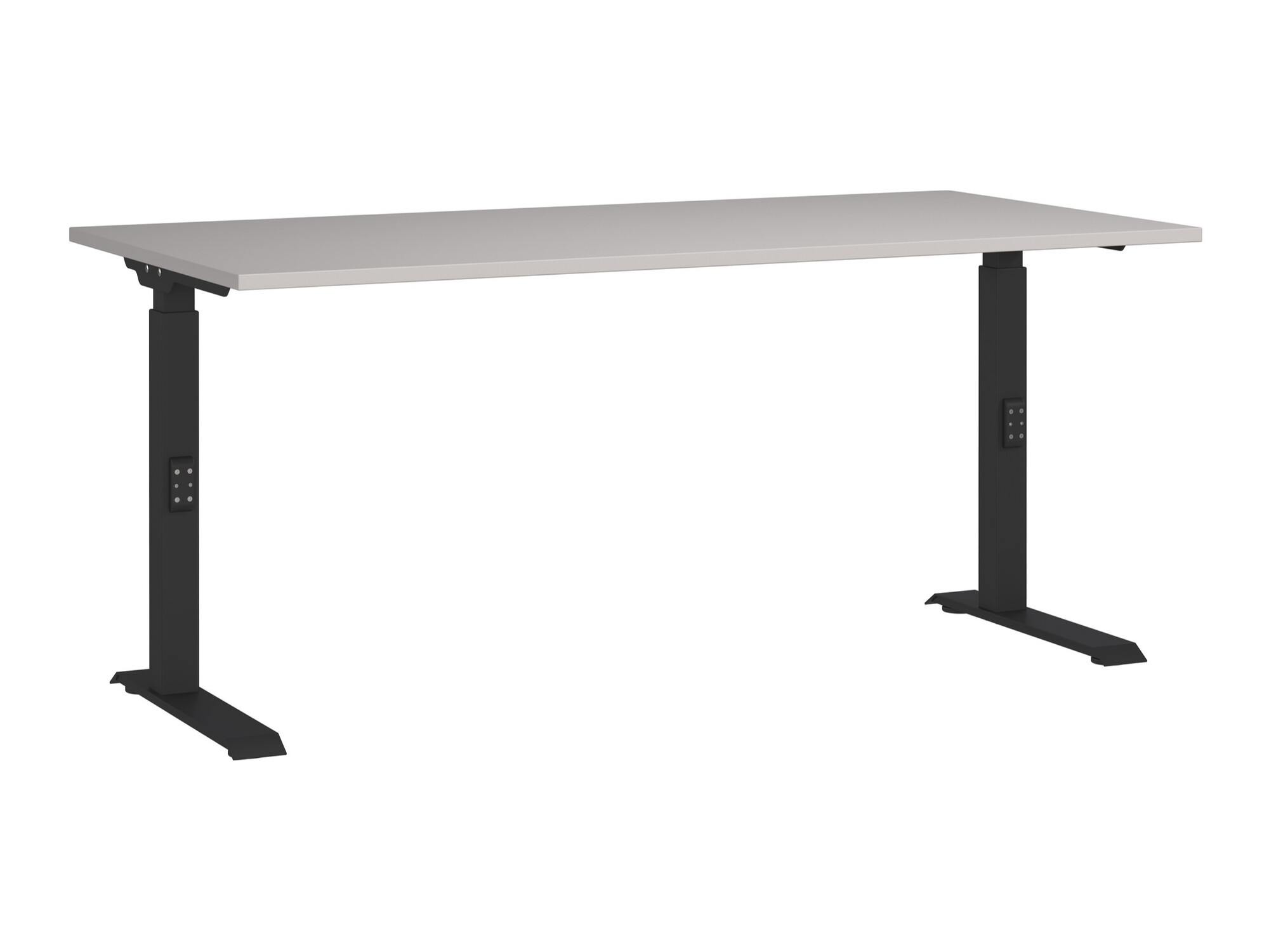 Mesa de escritório Vesbeno 110 (Caxemira + Preto)