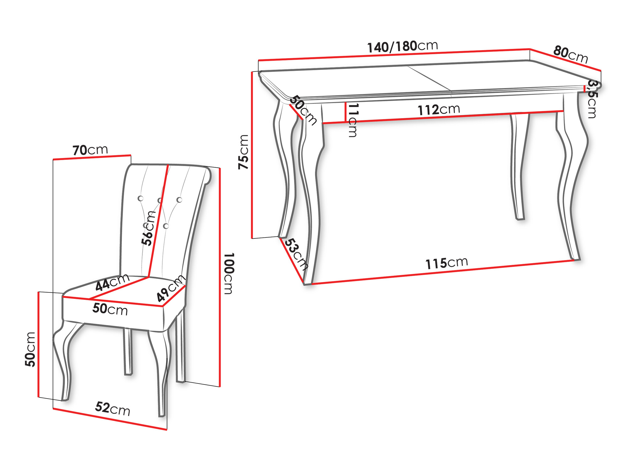 Conjunto para refeições Comfivo Gallina II (Magic Velvet 2217)
