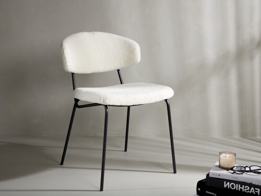 Cadeira Dallas 4533 (Branco + Preto)