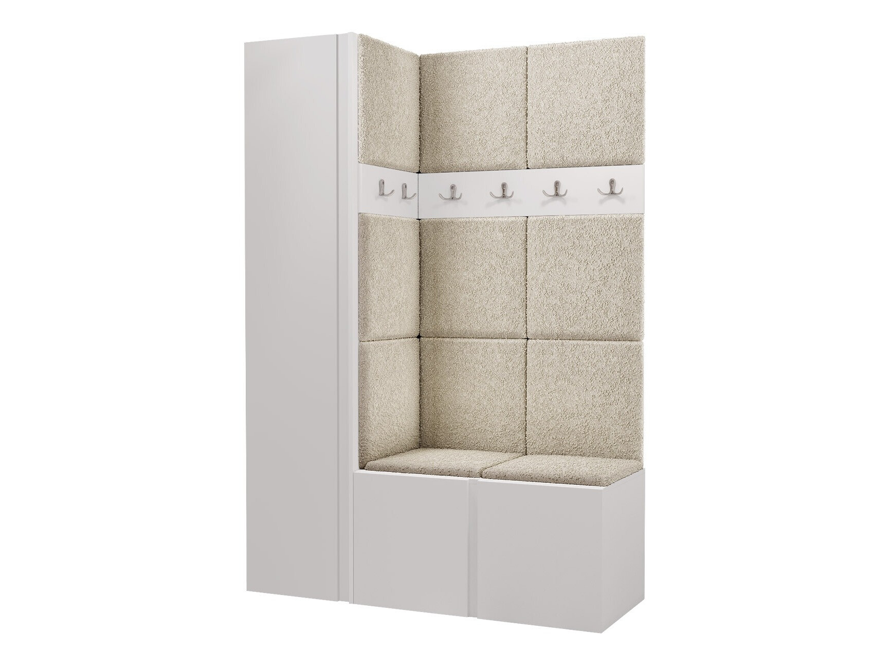 Conjunto para corredor Pinis IX (Branco)