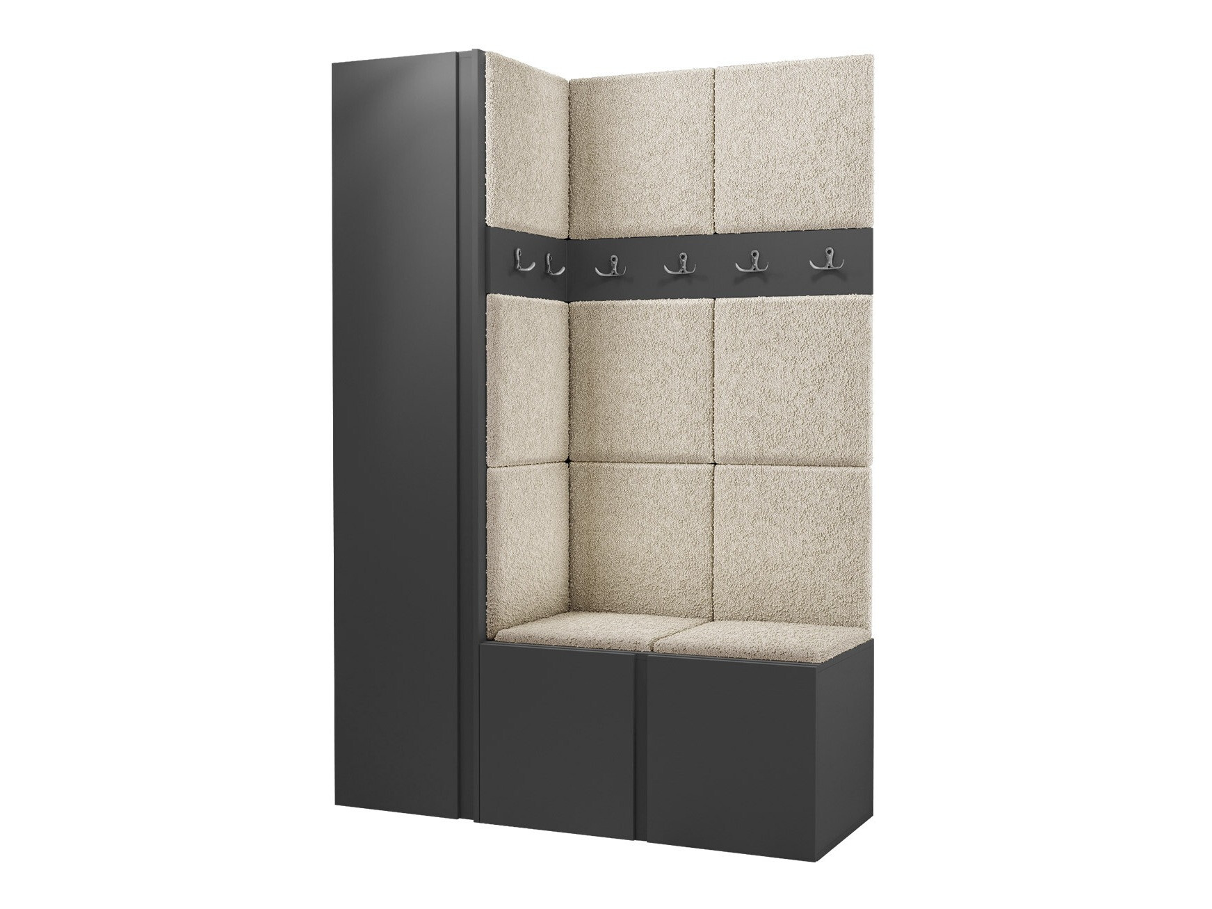 Conjunto para corredor Pinis IX (Grafite)