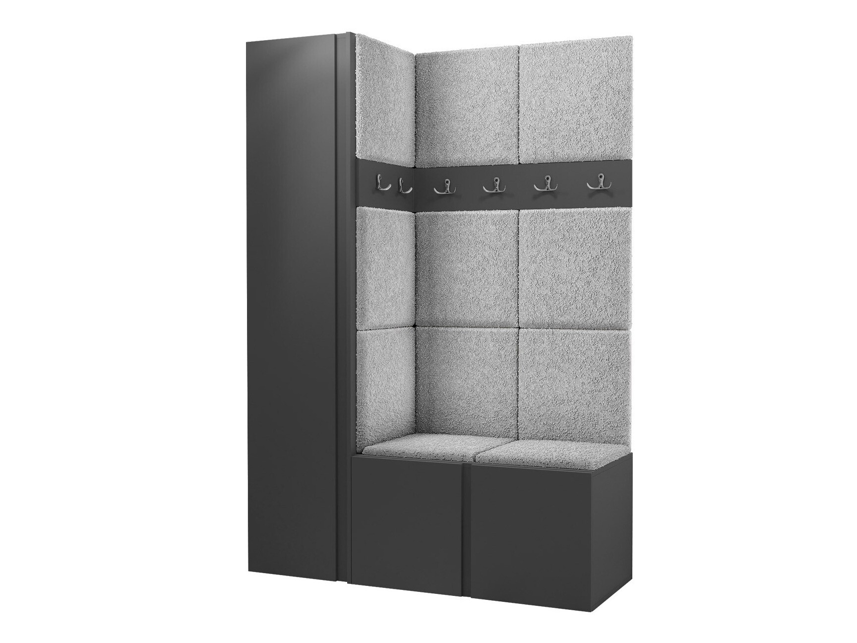 Conjunto para corredor Pinis IX (Grafite)