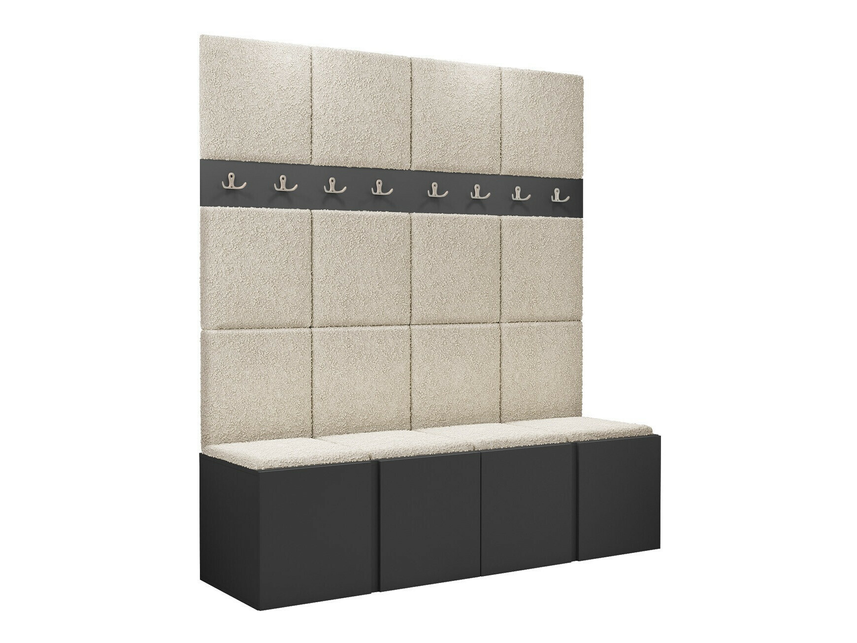 Conjunto para corredor Pinis V (Grafite)