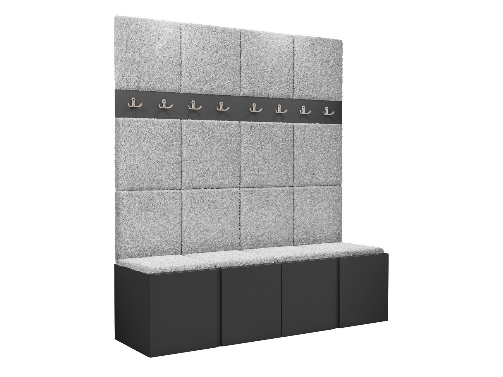 Conjunto para corredor Pinis V (Grafite)