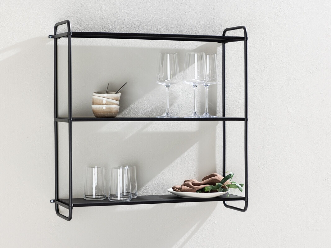 Estante de parede Dallas 4550 (Preto)