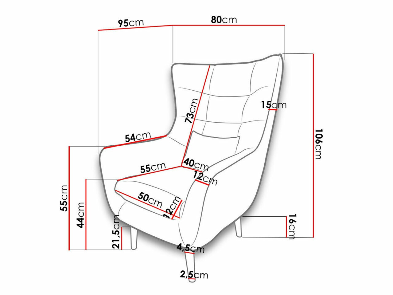 Poltrona Comfivo Ulmus (Alfa 01)